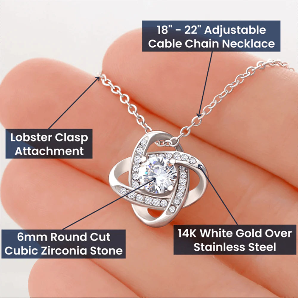 Four-leaf clover necklace hollow light luxury niche design Valentine's Day Mother's Day gift clavicle chain gift box set